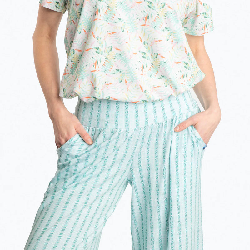 LUG - Wiffle Cotton Jersey Cropped Pant