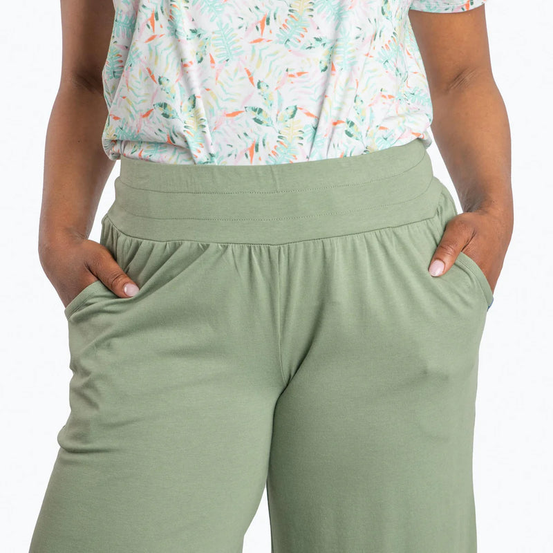 LUG - Wiffle Cotton Jersey Cropped Pant