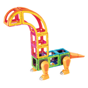 Magformers Wonder Creator 121-Piece Set – long-neck dinosaur model