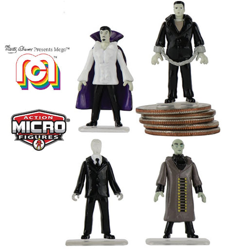 World's Smallest - Mego Horror Micro Action Figures - Assorted - Limolin 