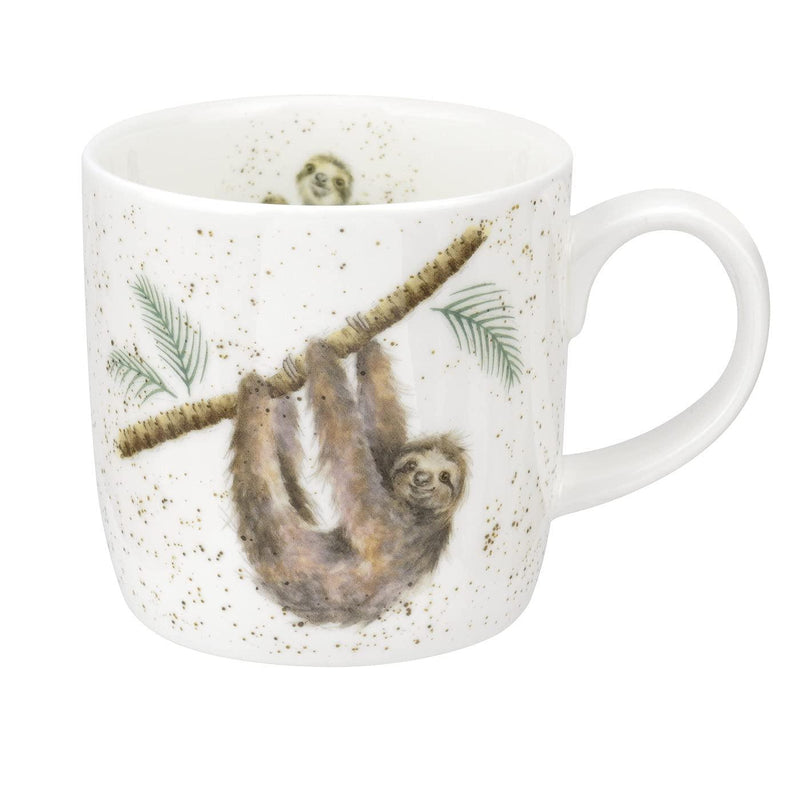 Wrendale DESIGNS - Mug - Hanging Around - Sloth | 14 oz - Limolin 