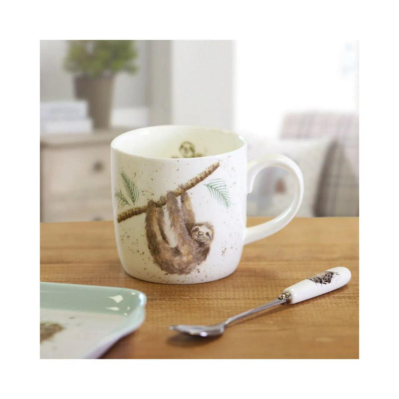 Wrendale DESIGNS - Mug - Hanging Around - Sloth | 14 oz - Limolin 