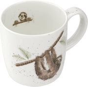 Wrendale DESIGNS - Mug - Hanging Around - Sloth | 14 oz - Limolin 