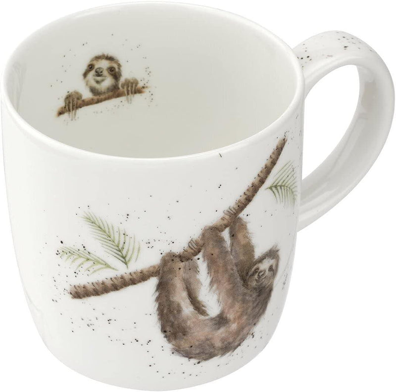 Wrendale DESIGNS - Mug - Hanging Around - Sloth | 14 oz - Limolin 