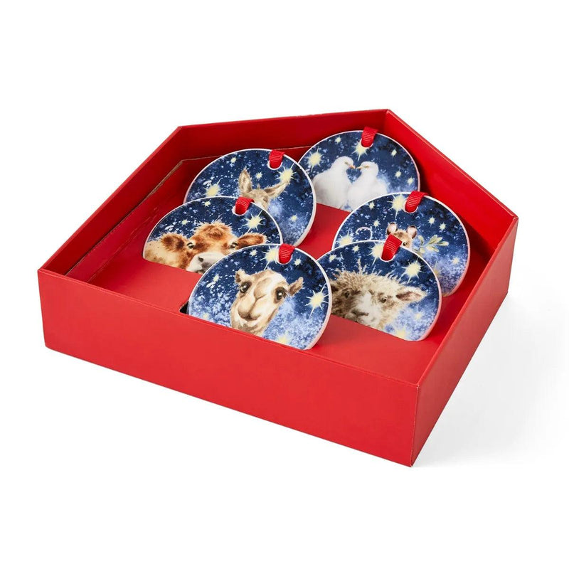 Wrendale DESIGNS - Nativity Decorations (Set of 6) - Limolin 