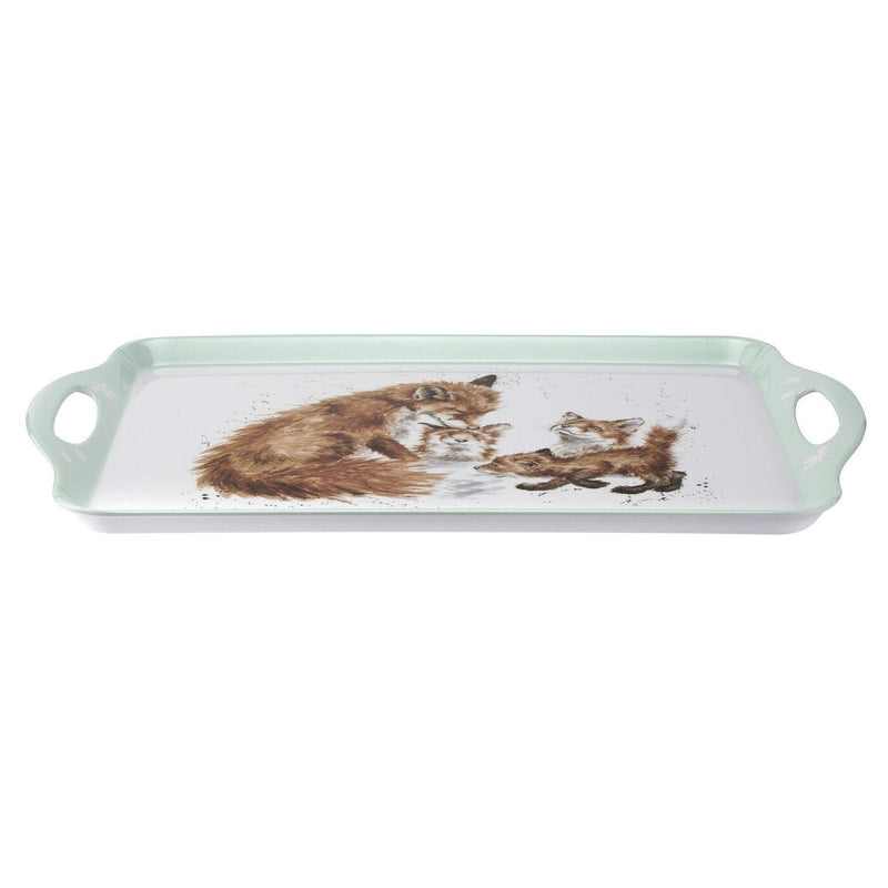 Wrendale DESIGNS - The Bedtime Kiss' FOX Tray | 18.9 x 11.6 Inches - Limolin 