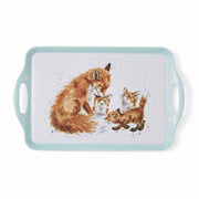Wrendale DESIGNS - The Bedtime Kiss' FOX Tray | 18.9 x 11.6 Inches - Limolin 