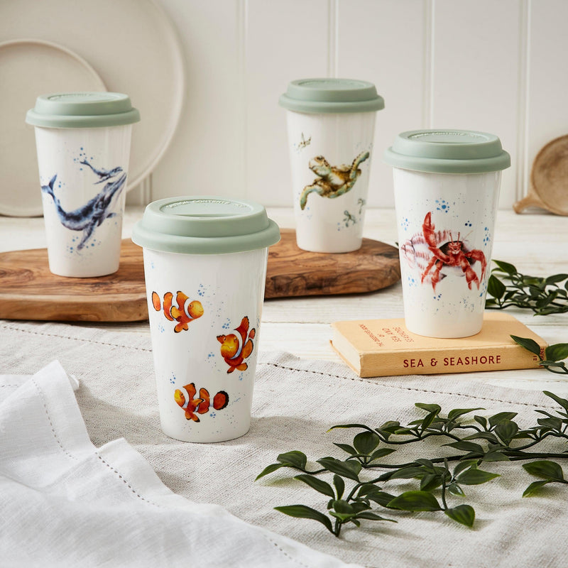 Wrendale DESIGNS - Travel Mug - Clown Fish | 11 oz - Limolin 