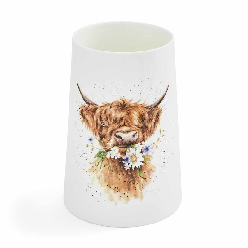 Wrendale DESIGNS - Vase - Cow | 8 Inch - Limolin 