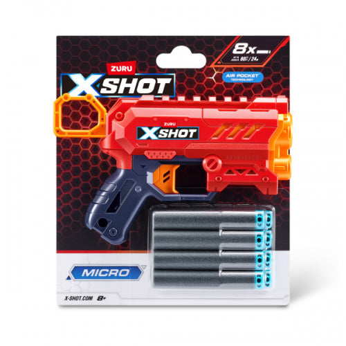 XShot - EXCEL MICRO 2.0 BLASTER (8 DARTS) BY ZURU - Limolin 