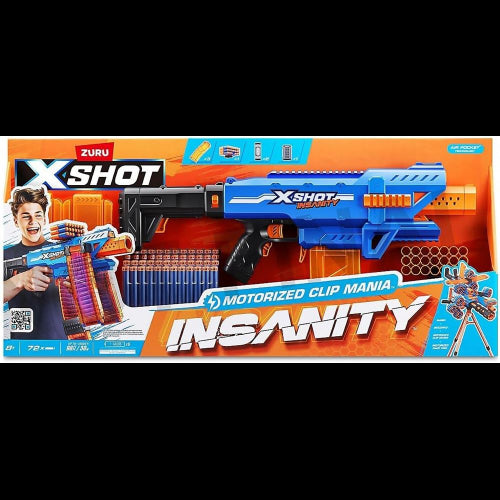 XShot - INSANITY-S1-MOTORISED CLIP BLASTER - Limolin 