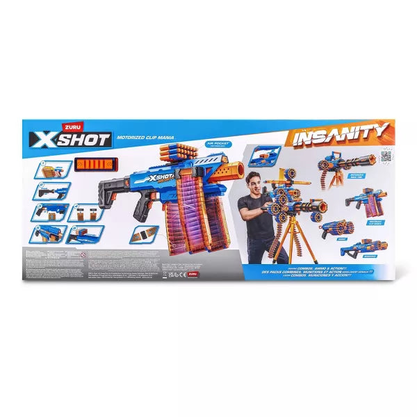 XShot - INSANITY-S1-MOTORISED CLIP BLASTER - Limolin 