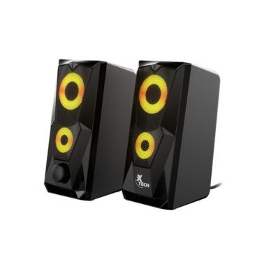 Xtech - Computer Gaming Speakers FireShot 2.0 Stereo 6W USB  - Black - Limolin 