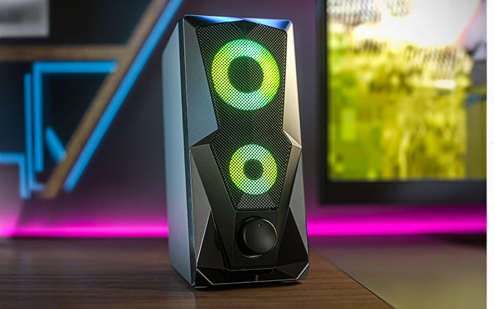 Xtech - Computer Gaming Speakers FireShot 2.0 Stereo 6W USB  - Black - Limolin 