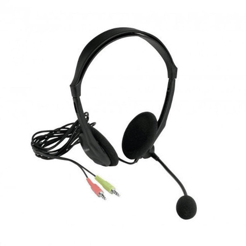 Xtech - Headset Stereo with Mic/Vol Control Black 35mm (XTS - 220) - Limolin 