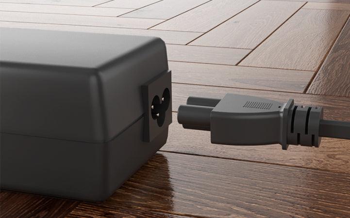 Xtech - Laptop Power Cord NEMA 3 Prong to 3 Slot Female 110-250V 6ft - Black - Limolin 