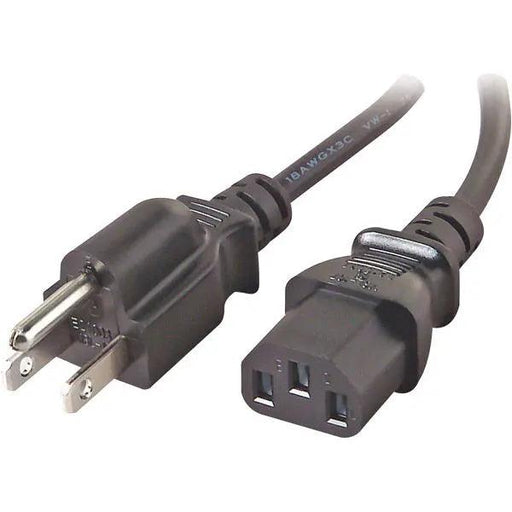 Xtech - Laptop Power Cord NEMA 3 Prong to 3 Slot Female - Black - Limolin 