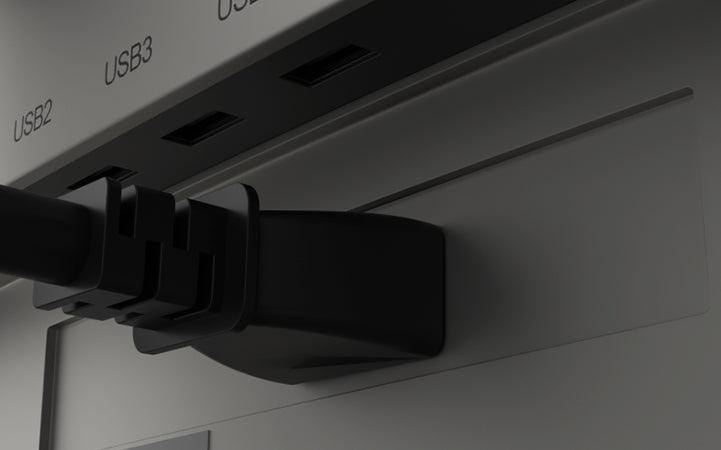 Xtech - Laptop Power Cord NEMA 3 Prong to 3 Slot Female - Black - Limolin 