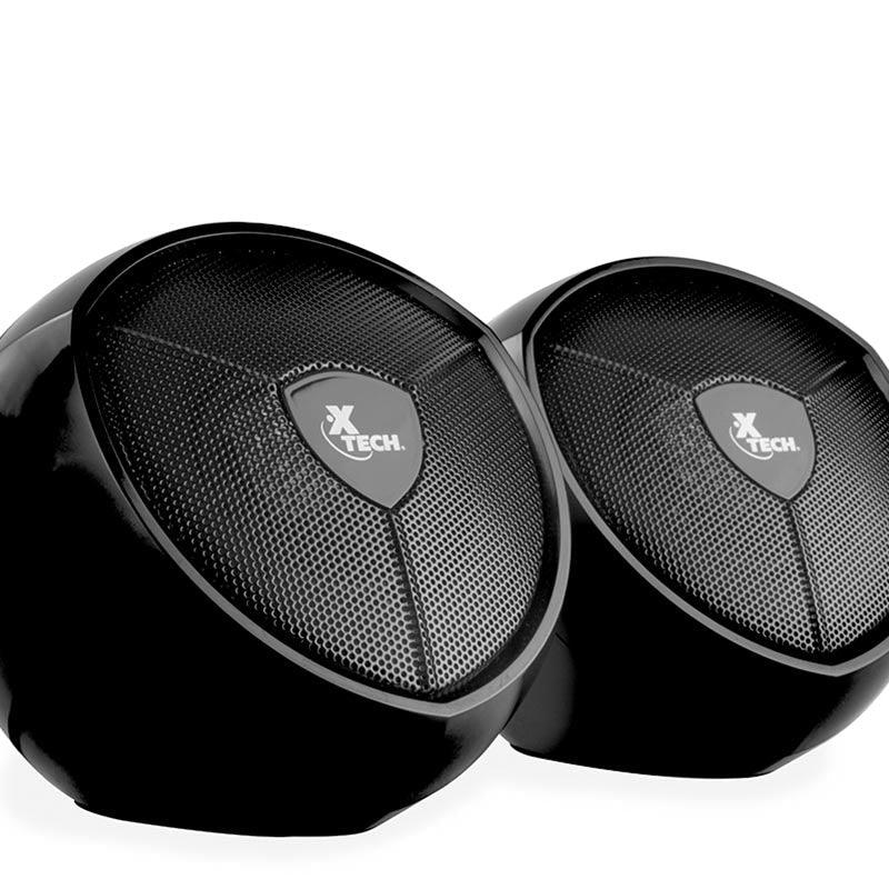 Xtech - PC Speakers Wired 5W Ikonic 20 Stereo Multimedia 35mm Audio ...