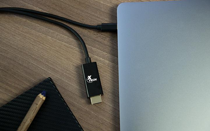 Xtech - USB-C to HDMI 6ft Cable 4K Ultra HD - Black-XTC-545 - Limolin 