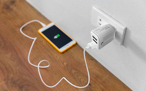 Xtech - Wall Charger 3 port USB 20 31Amp 15watt White (XTC - 203) - Limolin 