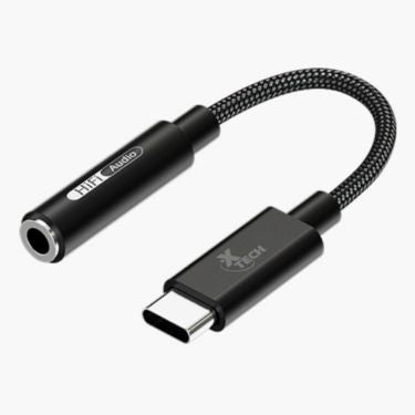 Xtech - Xtech Adapter Audio USB-C Male to 3.5mm Female 4in Braided - Black - Limolin 