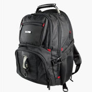 Xtech - Xtech Gaming Backpack 17in Battlestash Water Resistant Padded Ergonomic Back Multiple Pockets Side Mesh Anti Theft Pocket Built in Charging Cable - Limolin 