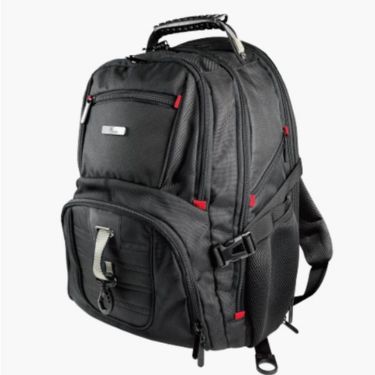 Xtech - Xtech Gaming Backpack 17in Battlestash Water Resistant Padded Ergonomic Back Multiple Pockets Side Mesh Anti Theft Pocket Built in Charging Cable - Limolin 