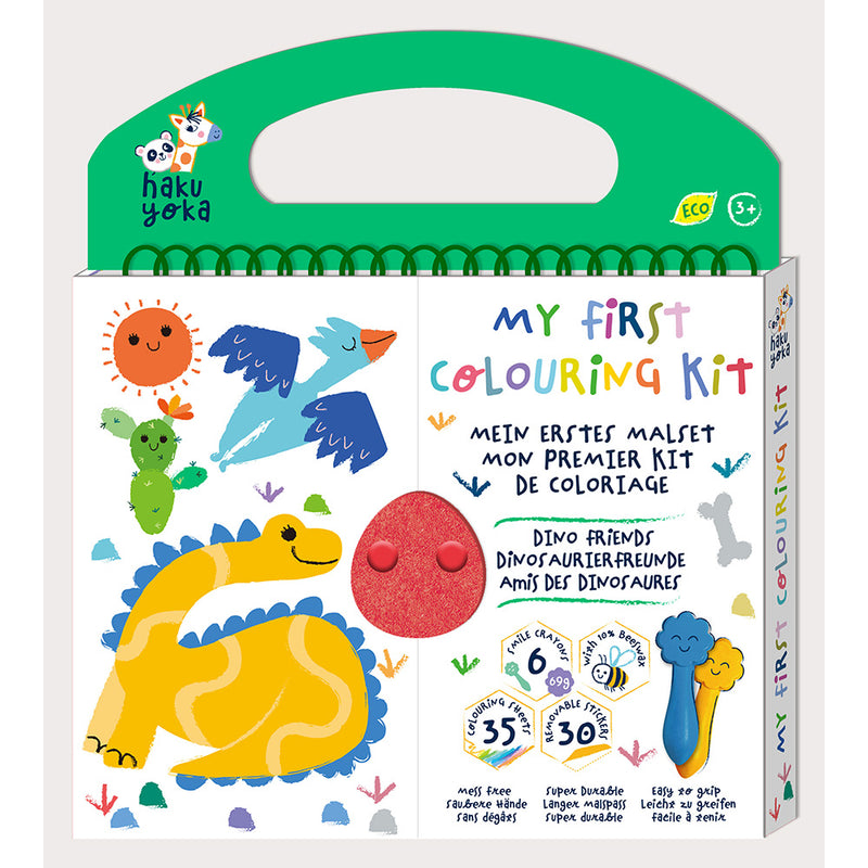 Yookidoo - Haku Yoka My First Colouring Kit (6Pcs-3 Asst) - Limolin 