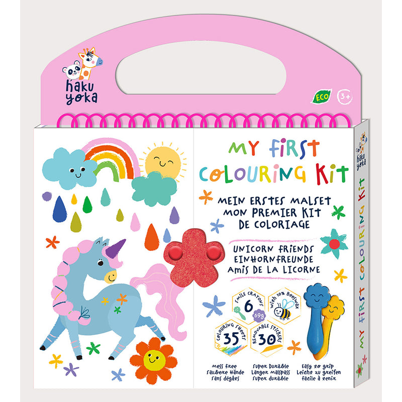 Yookidoo - Haku Yoka My First Colouring Kit (6Pcs-3 Asst) - Limolin 