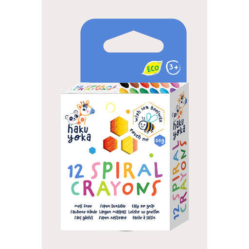 Yookidoo - Haku Yoka Spiral Crayon (27Pcs-4 Asst) - Limolin 