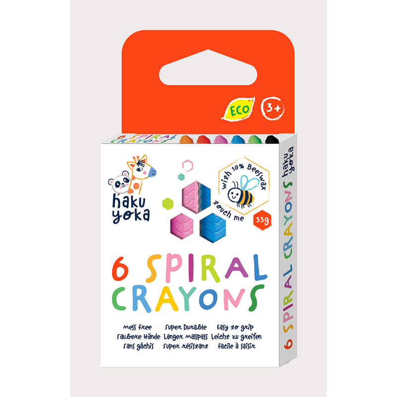Yookidoo - Haku Yoka Spiral Crayon (27Pcs-4 Asst) - Limolin 