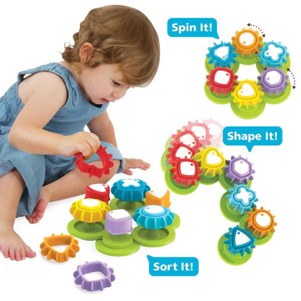 Yookidoo - Shape "N" Spin Gear Sorter - Limolin 