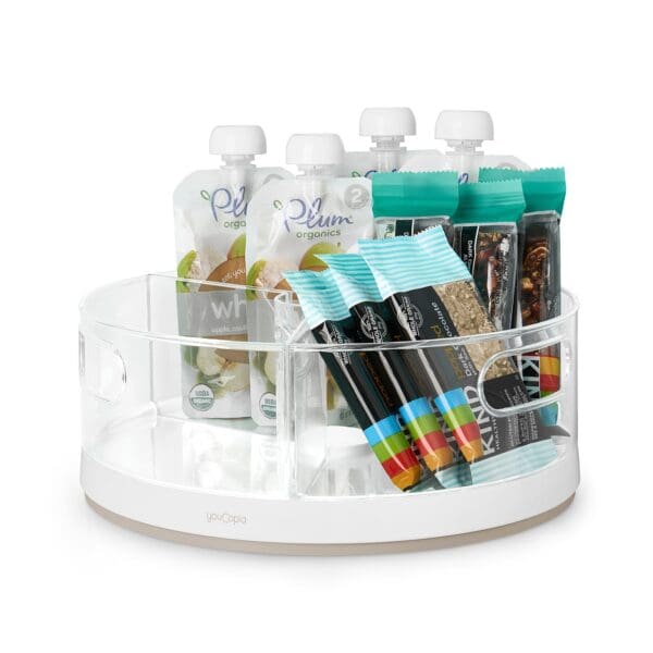 YouCopia - Crazy Susan Turntable W/3 Bins - Limolin 