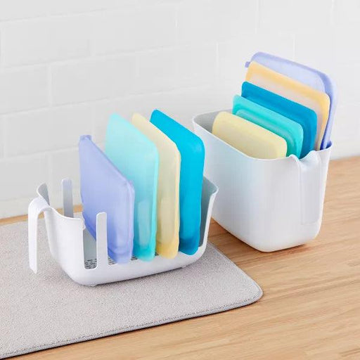 YouCopia - Dry+Store Bag Drying Rack & Bin - Limolin 