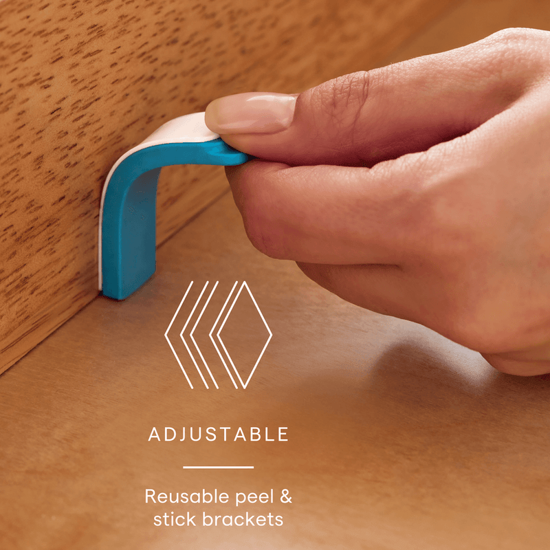 YouCopia - ReStickable - Shallow Drawer Dividers, 3-Pack - Limolin 