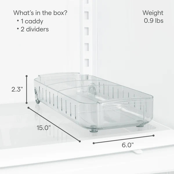 YouCopia - Rollout Fridge Caddy Medium - Limolin 