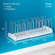 YouCopia - StoreMore Pan & Lid Rack - Limolin 