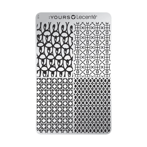 Yours - Loves Lecente Playful Four Stamping Plate - Limolin 
