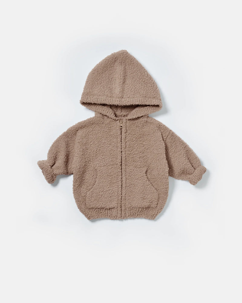 7AM Enfant - Gilet à Capuche Zippé - Peluche
