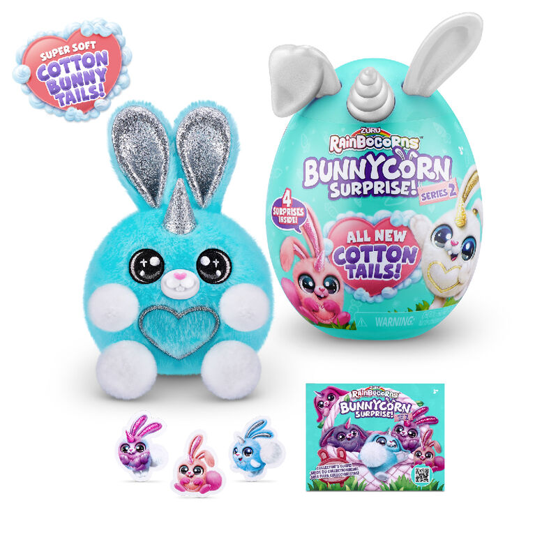 ZURU - Rainbocorns - Bunnycorn Surprise - Series 2 - Plush Mini - Limolin 