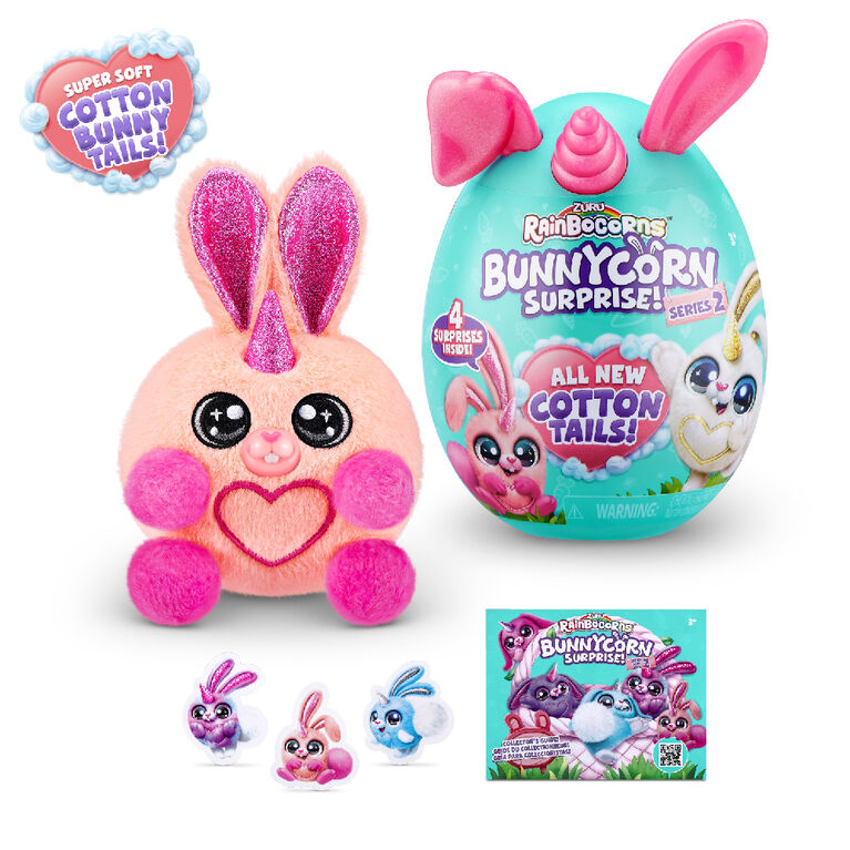 ZURU - Rainbocorns - Bunnycorn Surprise - Series 2 - Plush Mini - Limolin 