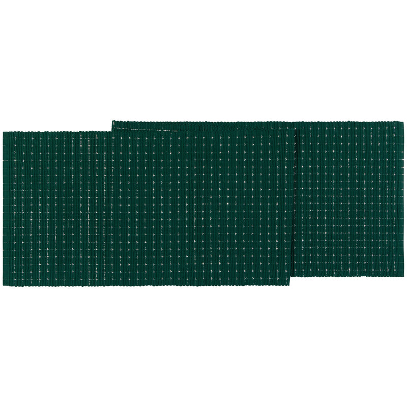 Now Designs - Spruce Silver Cotton Ribbed Runner