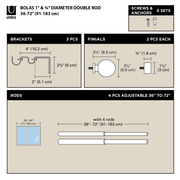 Bolas Double Curtain Rod - image 7
