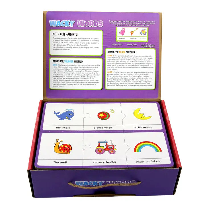 SpiceBox - MATCH & LEARN - WACKY WORDS