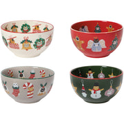 Jubilee - Bauble Cats Christmas Bowls Set of 4 Assorted