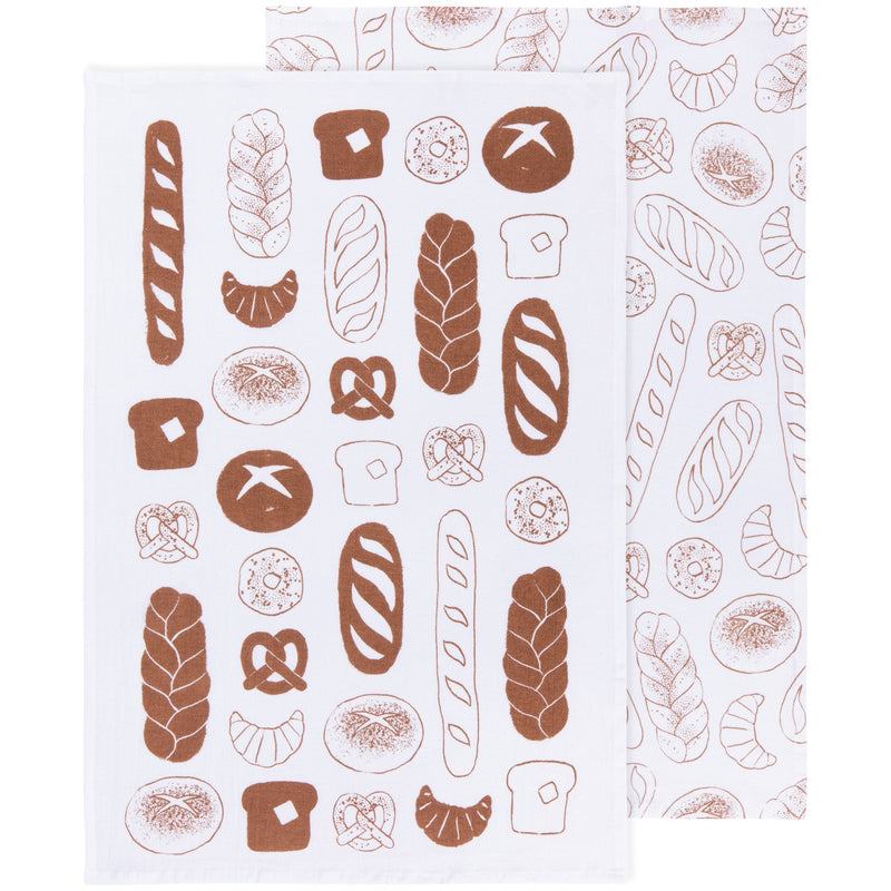 Now Designs - Boulangerie-Chestnut Printed Floursack Dishtowel S