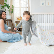 aden + anais - 3Pc Bedding Set Furniture 3pc Bedding Set | Alphabet Animals - Neutral