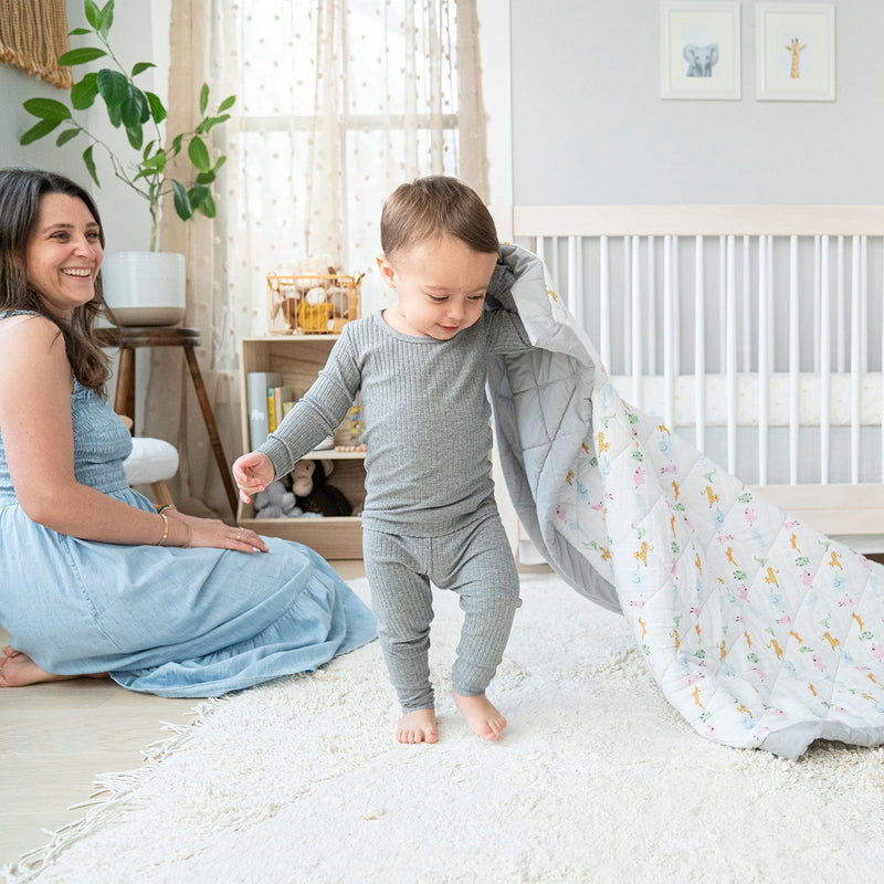 aden + anais - 3Pc Bedding Set Furniture 3pc Bedding Set | Alphabet Animals - Neutral