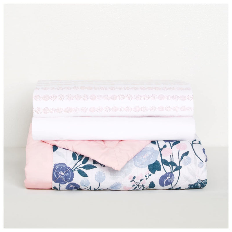 aden + anais - 3Pc Bedding Set Furniture 3pc Bedding Set | Flowers Bloom - Girl